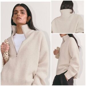 THE HALF-ZIP SWEATER
